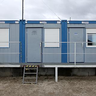 Photo Textures of Container Industrial Building